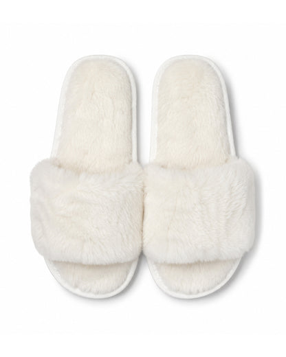 Ivory wholesale slippers in bulk with non-slip soles. 